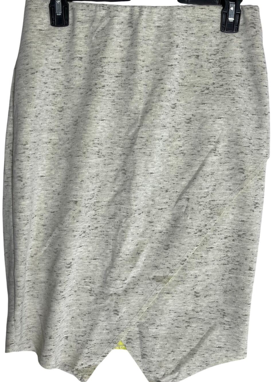 Bar III Skirt Women Size S Beige Crossover Hem Minimalist Casual Streetwear